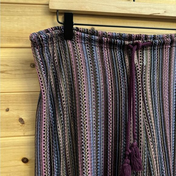 Becca Size Medium Split Leg Swim Coverup Drawstring Waistband Pants - Picture 3 of 13